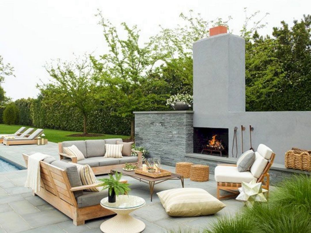 Cozy Home Outdoor Ideas With Sitting Area
