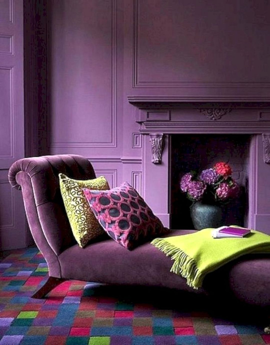 Purple Home Interior Design