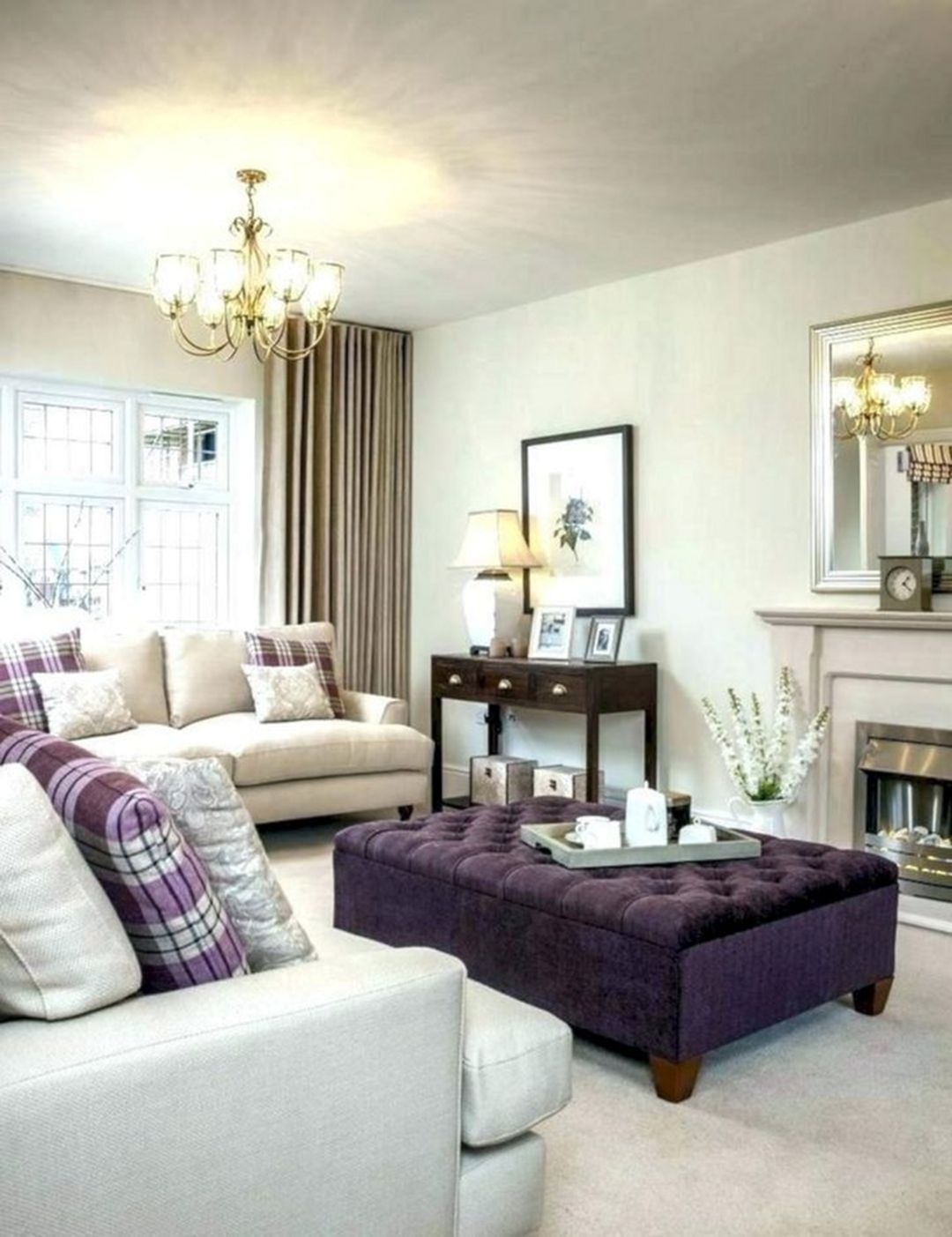 Purple Interior Living Room Decor