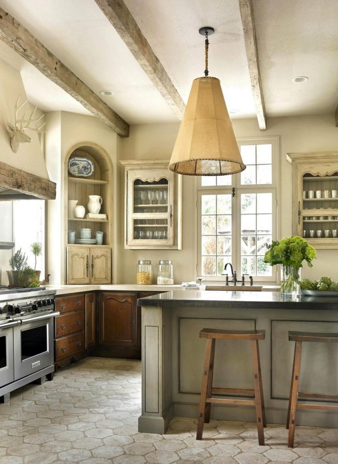 Simple French Country Kitchen