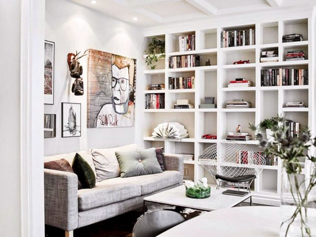 Awesome Living Room Bookshelf Ideas