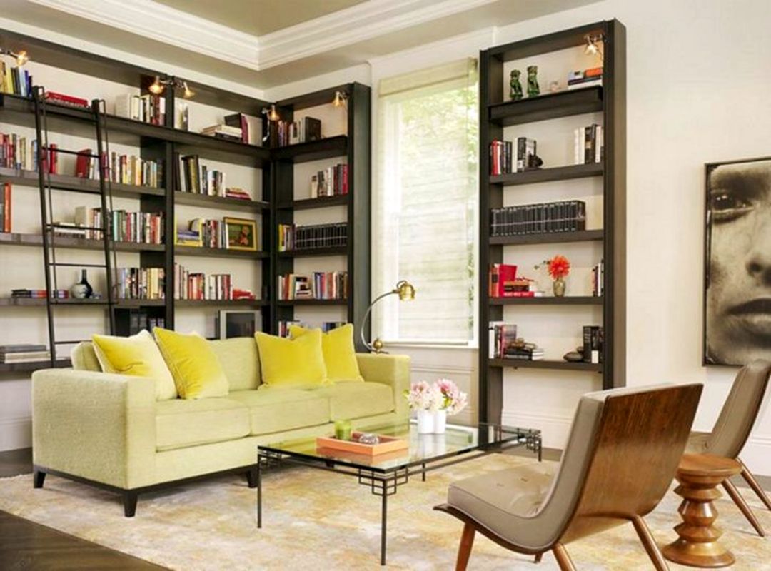 Bookshelf Living Room Decoration Ideas