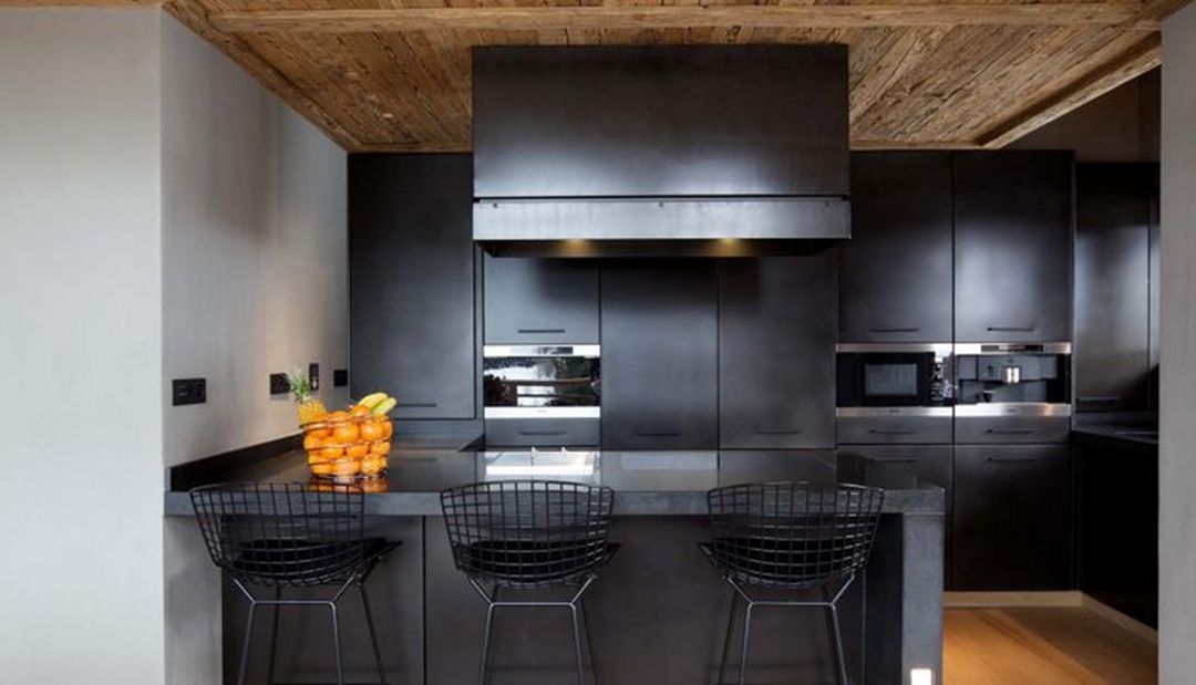Awesome Black Kitchen Interior Ideas