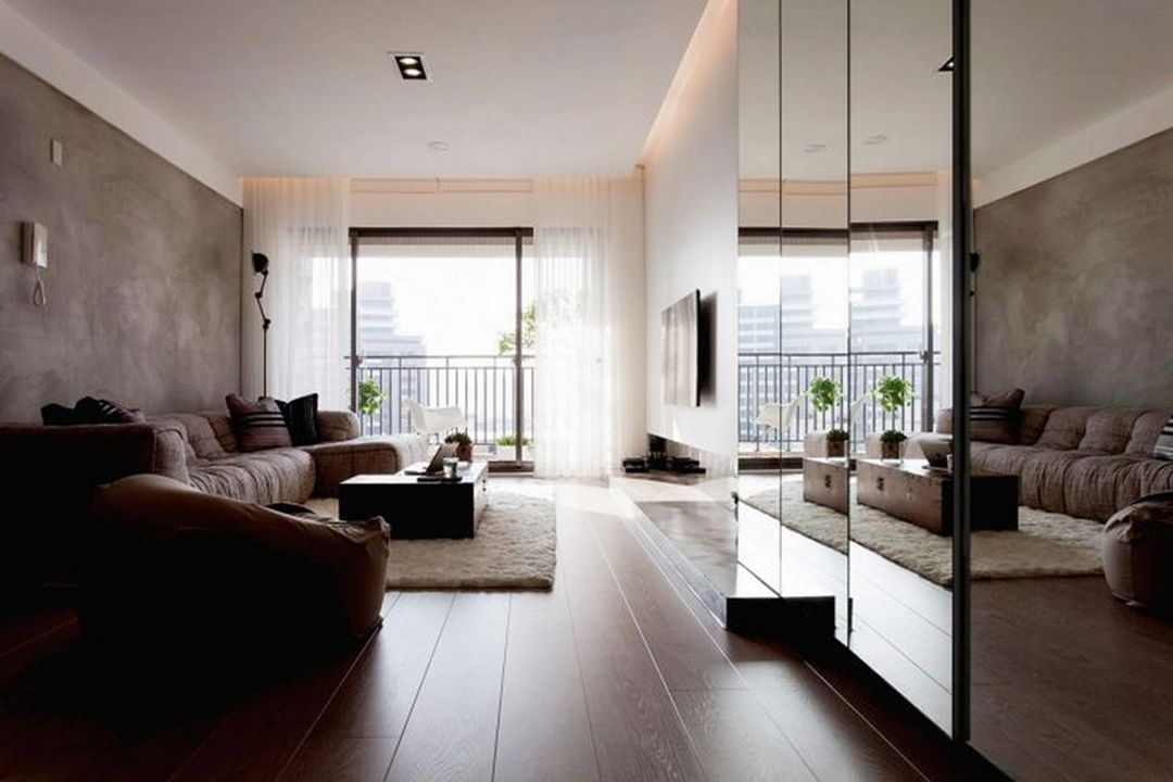 Minimalist Small Apartment Living Room Interior Ideas