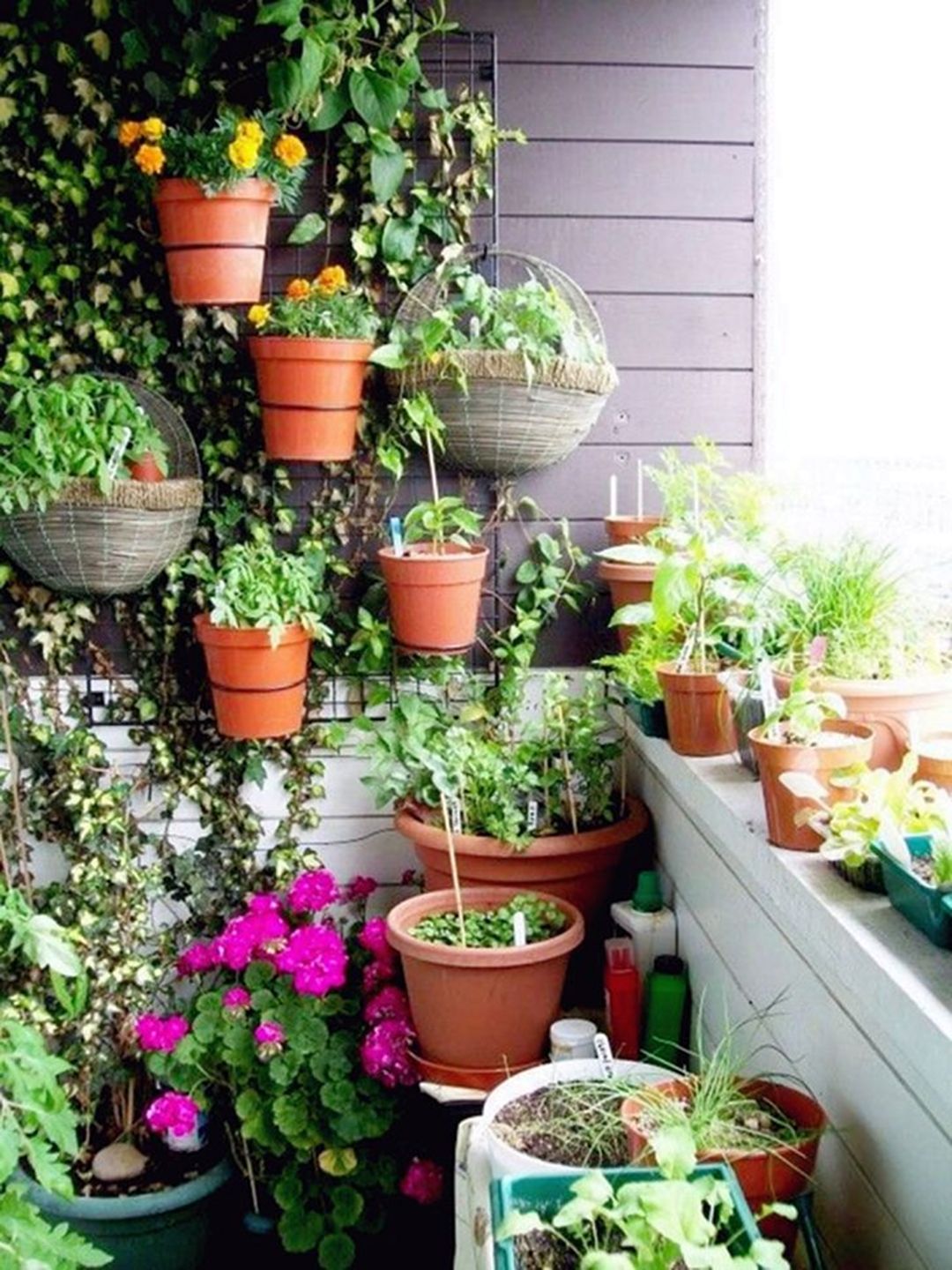 Outdoor Garden Decor Ideas Decorating A Small Balcony