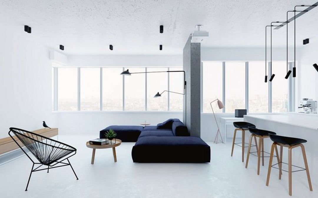 Popular Minimalist Apartment Living Room