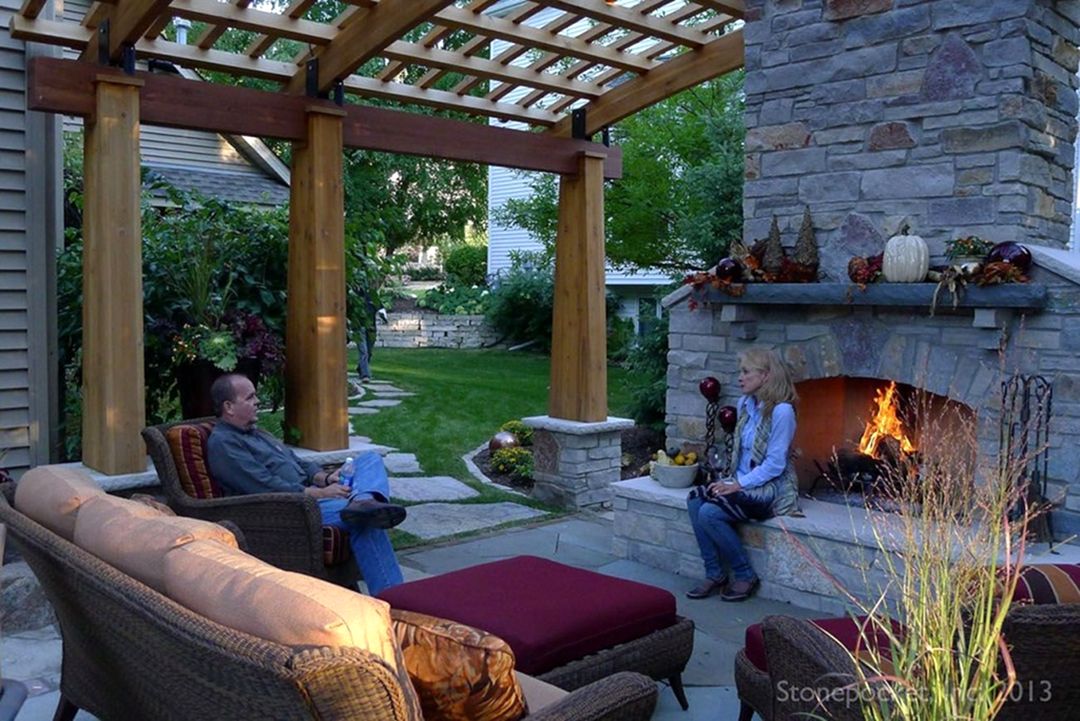 Inspirational Outdoor Fireplace Design Ideas