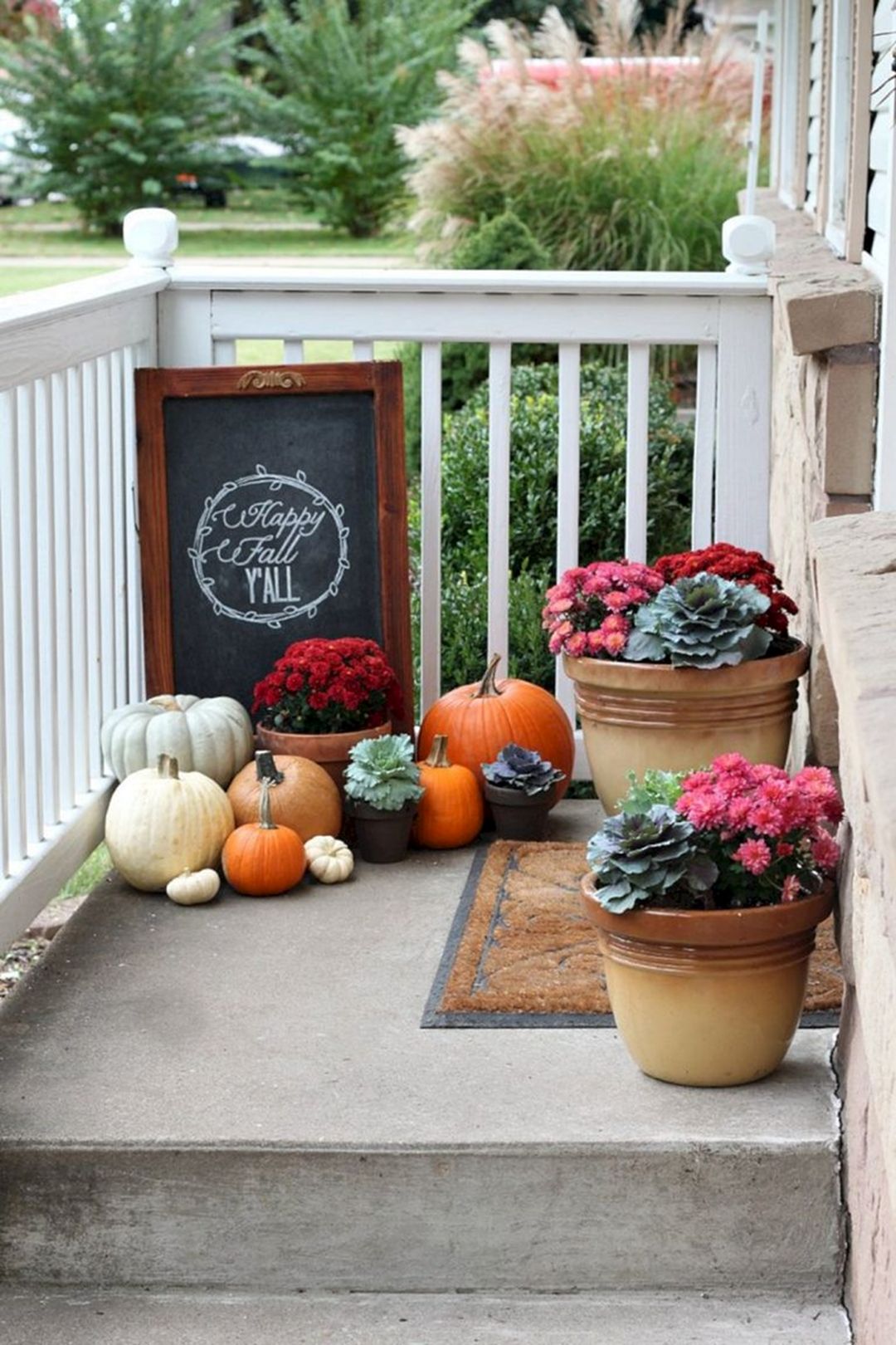 Marvelous fall porch decorating ideas