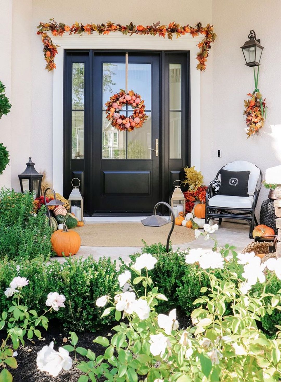 Stunning easy fall front porch decor ideas