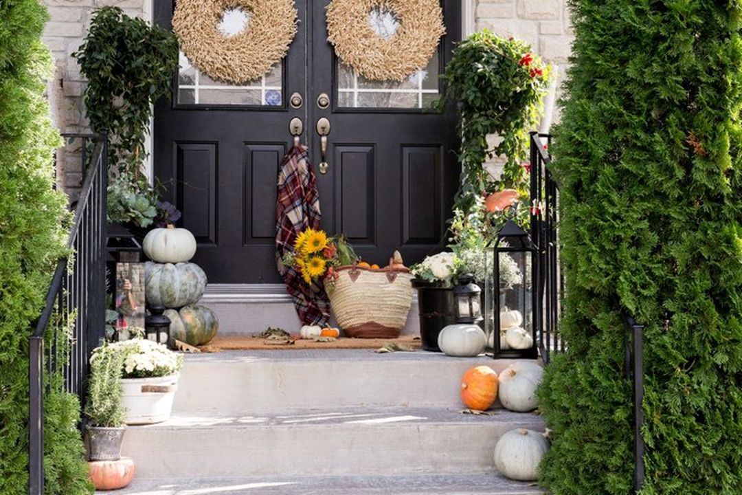 Stunning fall front porch ideas