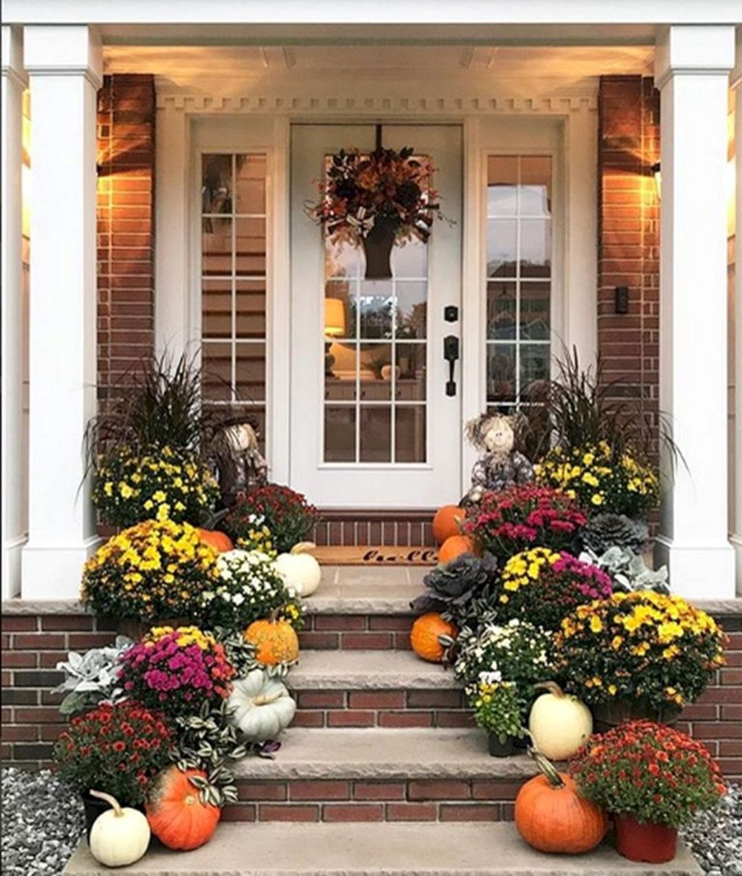 Unique fall porch decorating ideas