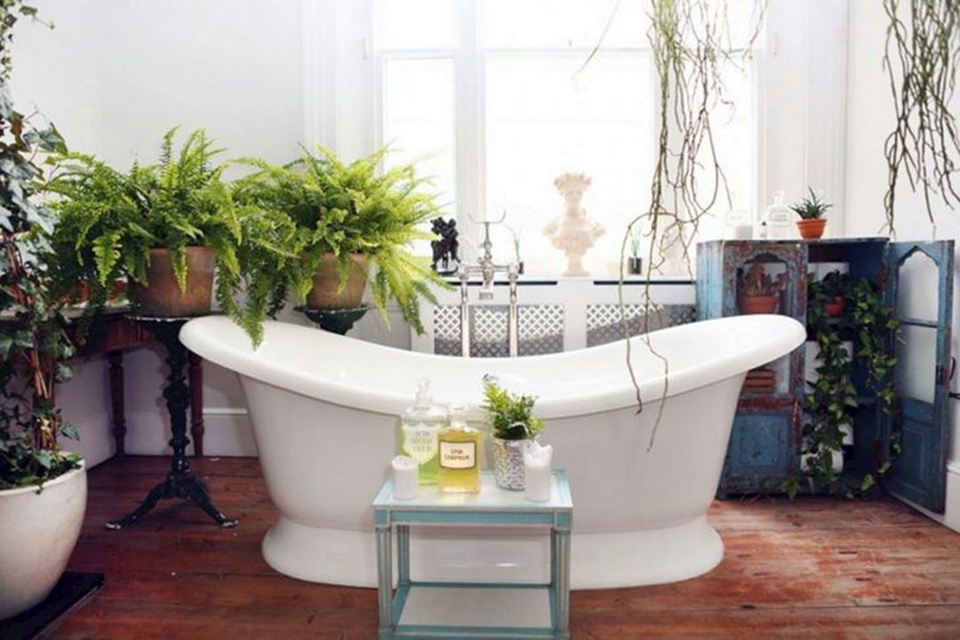 Awesome Indoor Plants Bathroom