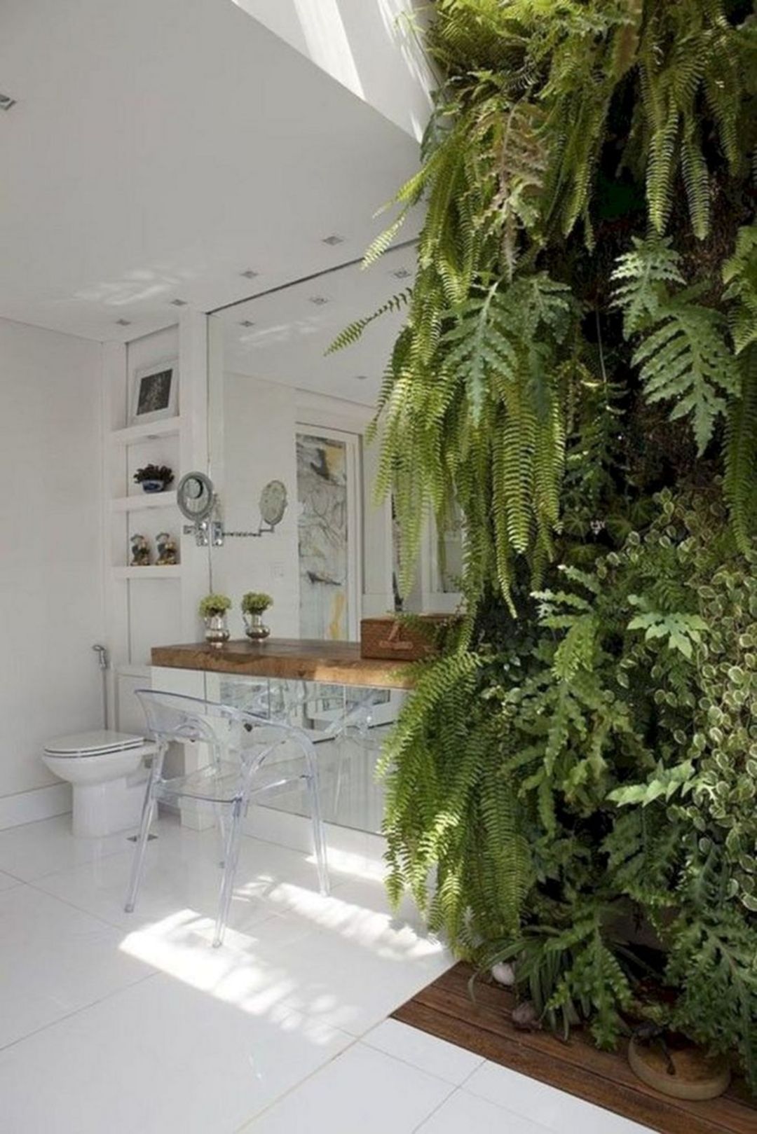 Awesome Indoor Plants Bathroom Ideas
