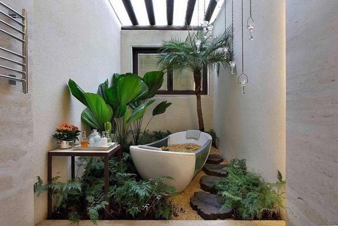 Bathroom Design With Plants