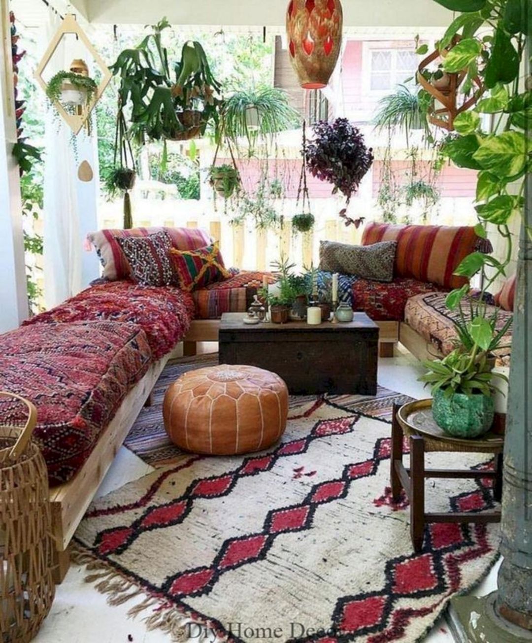 Bohemian Living Room Decoration
