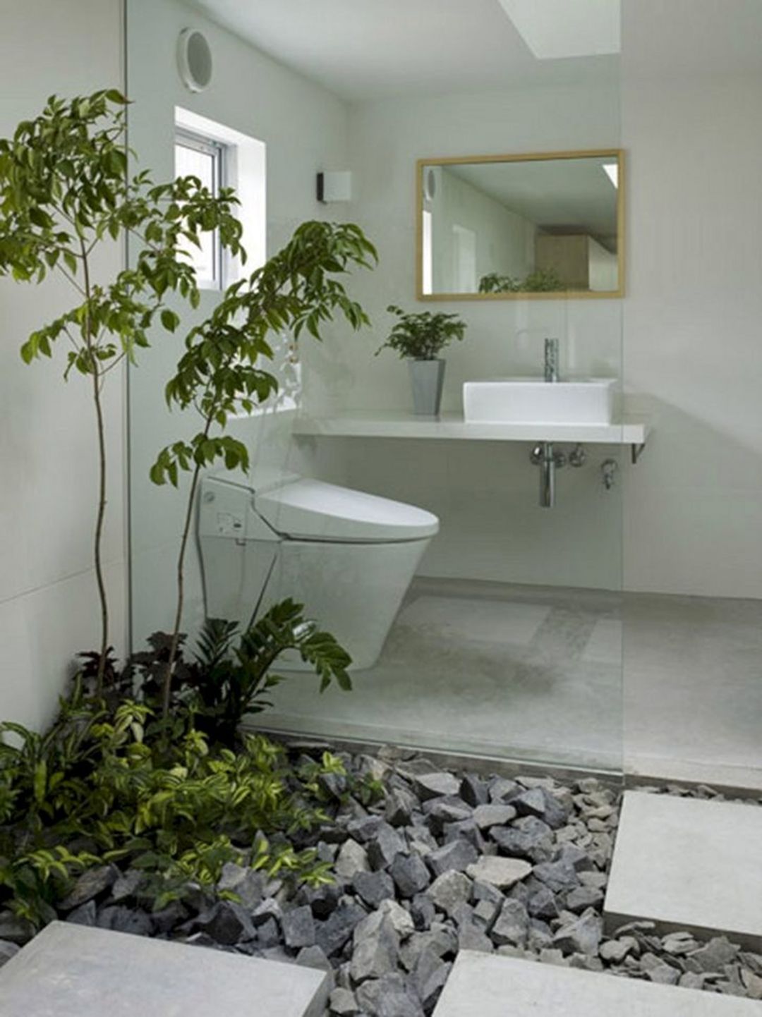Indoor Plants Bathroom Ideas