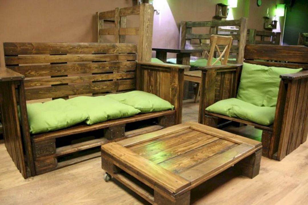 Wooden Pallet Furniture Ideas