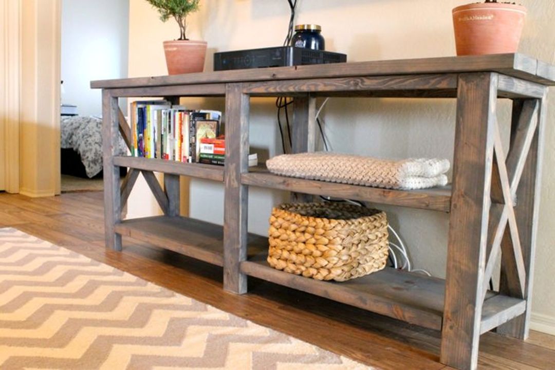 DIY X Console Table Me