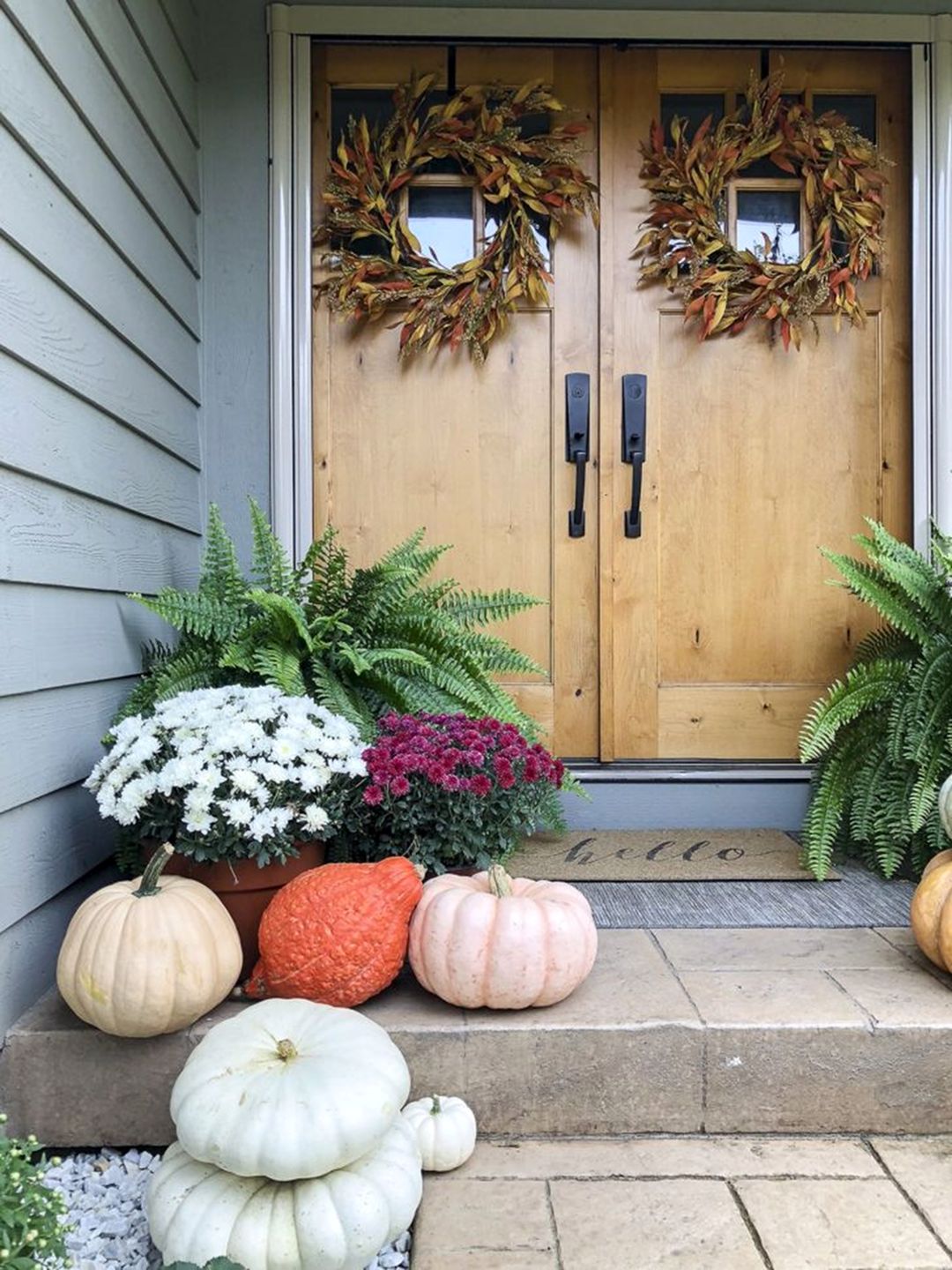Natural Fall Front Porch Ideas