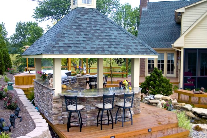 Outdoor Kitchens With Pool
