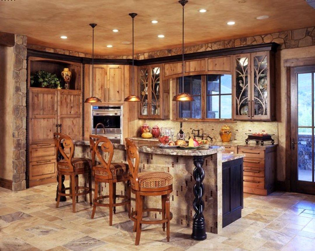 Awesome Rustic Kitchen Island