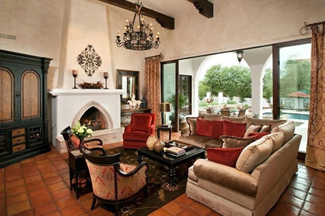 Charming Mediterranean Living Room