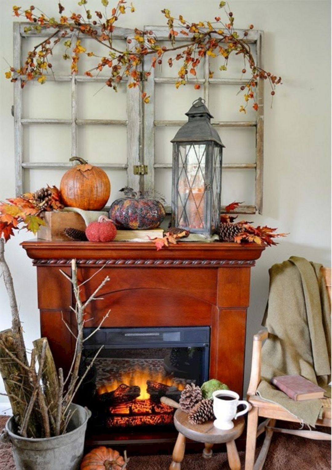 Decorating my living room for fall
